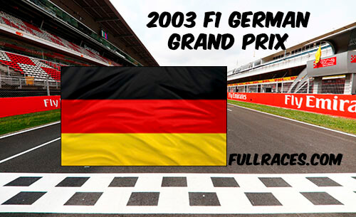 2003 F1 German Grand Prix Full Race Replay