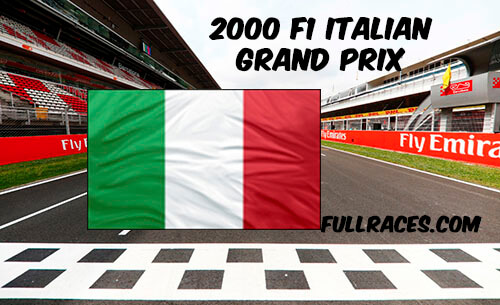 2000 F1 Italian Grand Prix Full Race Replay