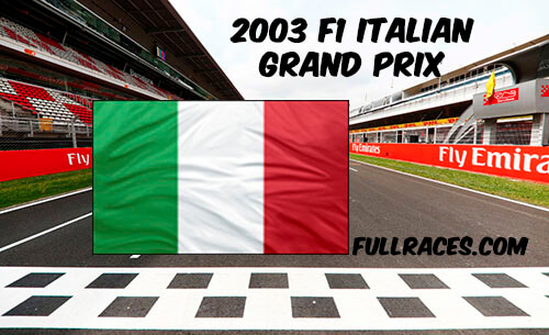 2003 F1 Italian Grand Prix Full Race Replay