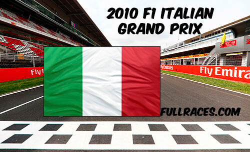 2010 F1 Italian Grand Prix Full Race Replay