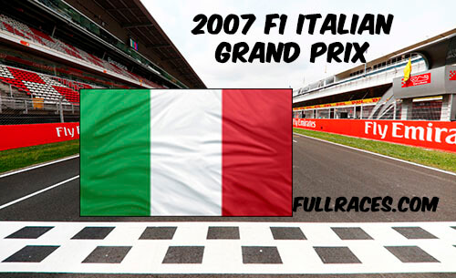 2007 F1 Italian Grand Prix Full Race Replay