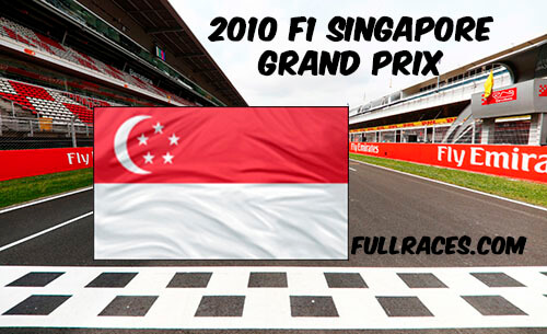 2010 F1 Singapore Grand Prix Full Race Replay