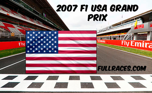 2007 F1 United States USA Grand Prix Full Race Replay