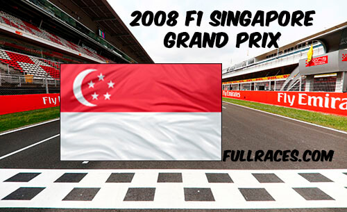 2008 F1 Singapore Grand Prix Full Race Replay