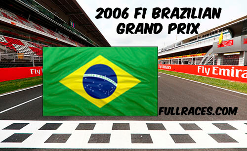 2006 F1 Brazilian Grand Prix Full Race Replay