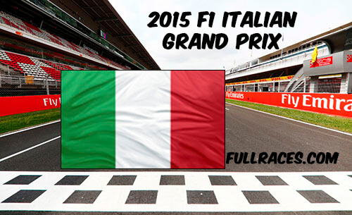 2015 F1 Italian Grand Prix Full Race Replay