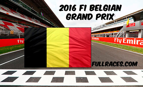 2016 F1 Belgian Grand Prix Full Race Replay