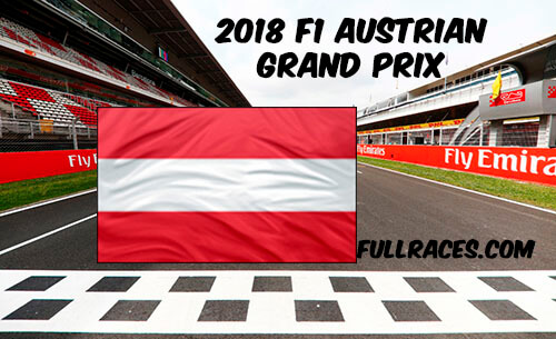 2018 F1 Austrian Grand Prix Full Race Replay