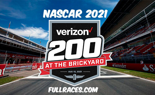 NASCAR 2021 Verizon 200 at the Brickyard Full Race Replay